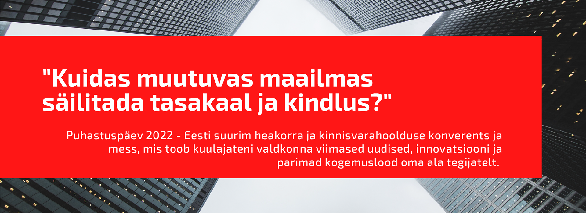 Puhastuspäev 2022 konverents mess